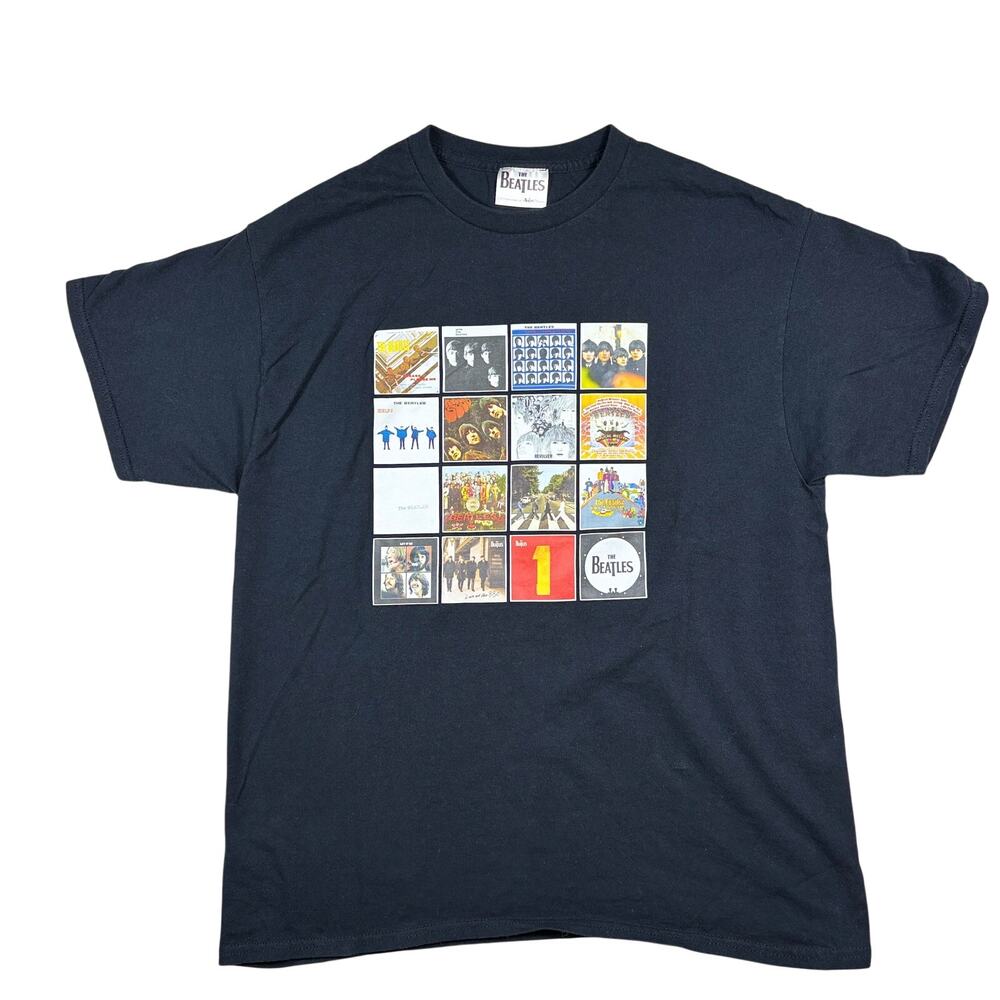 The Beatles Album Cover Apple Tee Shirt Mens Medium Black Licensed 2018 Tshirt